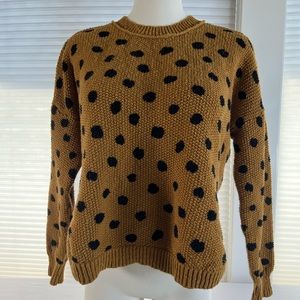 Madewell Sweater Women’s Size M Polka Dot
